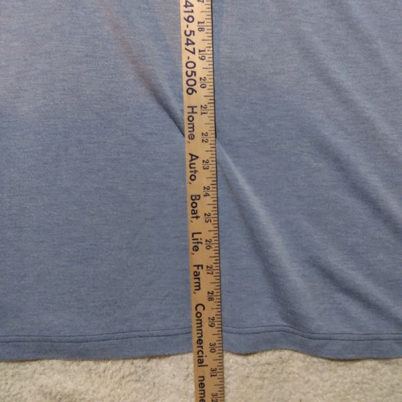 Nat Nast polo shirt mens XL Xlarge blue rayon blend short sleeve luxury button - Picture 6 of 7